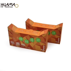 OEM Unique Taper End <b>Foldable</b> Supplement Packaging <b>Box</b> Custom Printed Irregular Shape Slimming Enzyme Powder Paper <b>Box</b> - Product Image 6