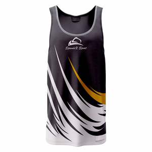 Débardeurs Athlétiques Homme Grande Taille Personnalisés Respirants en Polyester/Coton Tricoté 180g pour Musculation Entraînement Décontracté et Gym - Product Image 1