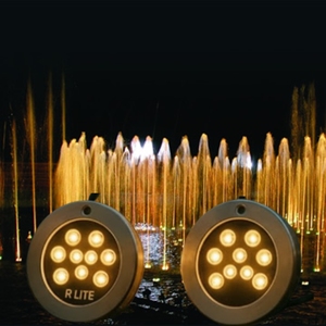 Luz LED subacuática de superficie RGBW de 24W | Cambio de color RGB/RGBW/RGBWW | Iluminación de fuente y piscina de 24V CC - Product Image 3