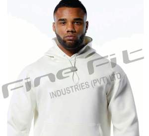 Sweat à capuche décontracté coupe ample pour hommes vente en gros de basiques en coton mélangé Streetwear pull de style simple pour la mode hivernale de tous les jours - Product Image 4