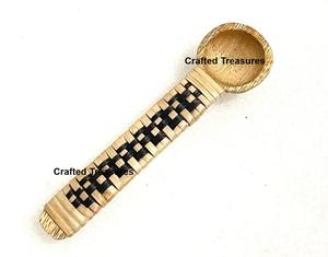New Arrival Wooden small spoons Scoops Spices With Rattan Woven Design Handle Measuring Spoons Housewarming <b>Kitchen</b> utensils - Product Image 5