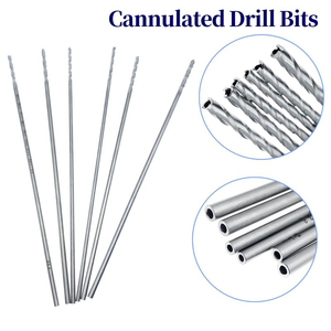 Surgiright brocas ortopédicas canuladas brocas huecas 2,0mm-3,5mm instrumentos ortopédicos veterinarios de acero inoxidable - Product Image 2