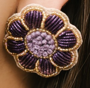 ต่างหูหรูหรา งานปักมือ ต่างหูประดับลูกปัดหลากหลายแบบ ต่างหูสำหรับผู้หญิง เครื่องประดับงานเทศกาล ราคาดีที่สุด ต่างหูประดับลูกปัด - Product Image 2