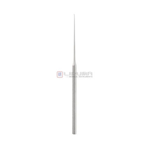 Instrumento Quirúrgico de Otología de Acero Inoxidable, Punta de 45 Grados, Diámetro de 0.6 mm, Longitud Total de 153 mm, Instrumentos Médicos - Product Image 1
