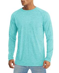 T-Shirt Athlétique Entraînement Pêche Tee ringer 180 Gsm Mixte Materia 100% Coton Séchage Rapide UPF 50 + Protection Solaire Léger - Product Image 4