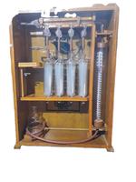 BALAJI INDIA(BI) Orsat Apparatus 4 Pipette Borosilicate Glass Lab Equipment 100ml Burette Wooden Frame Flue Gas Analysis IS