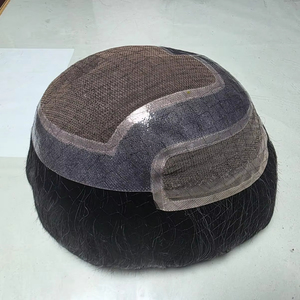Peluca de pelo indio de encaje completo HD transparente Remy de alta calidad, pelo Taz, gorra de encaje sin pegamento de Bangladesh, talla grande - Product Image 1
