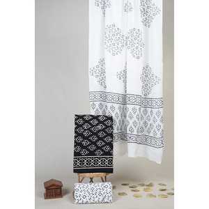 Conjunto de traje de algodón con estampado de bloques ecológico para mujer con dupatta de algodón - Product Image 1