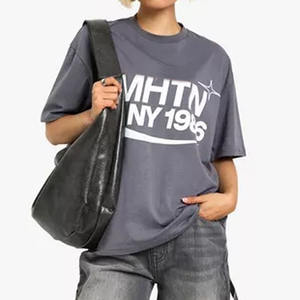 2025 dernière coupe ample coton col rond été T-Shirts pour femmes décontracté mode confortable t-shirts à manches courtes OEM bienvenue - Product Image 1