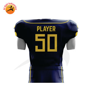 เสื้อเจอร์ซีย์และกางเกงขาสั้นสไตล์อเมริกันฟุตบอลใส่สบายปักโลโก้ได้อย่างมีสไตล์ - Product Image 6