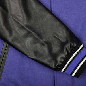 Chaqueta Universitaria de Mujer de la Mejor Calidad, Chaqueta de Invierno de Lana con Mangas de Cuero de Primera Calidad, Bordado de Chenilla, Chaqueta Universitaria de Baloncesto - Product Image 4