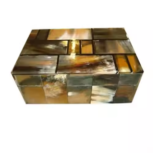 ARTISAN CRAFT Handcrafted Natural Horn Jewelry <b>Box</b> with Customizable Size & Shape Elegant Storage for Rings <b>Earrings</b> Accessories - Product Image 6
