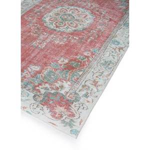 Alfombra Vintage de Lana 9x12 en Rojo y Naranja, Anudada a Mano con Patrón de Medallón, para Uso Doméstico - para Dormitorio, Pasillo, Sala de Estar, Modelo Pae-2366 - Product Image 2