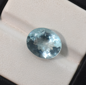 Piedra preciosa facetada aguamarina Natural aguamarina piedra preciosa suelta corte de faceta anillo de piedras preciosas calibradas tamaño piedra aguamarina ovalada - Product Image 4