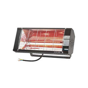 Calentador Eléctrico Infrarrojo Moderno de 2000W, Diseño Metálico para Montaje en Pared - Product Image 1