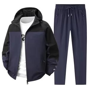 Chándal Deportivo para Hombre, Cortavientos, de Una Sola Capa, para Deportes al Aire Libre y Trabajo, Ajuste Elástico, Logotipo Personalizado - Product Image 2