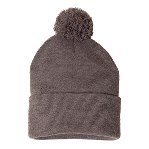 OEM New Wholesale Computer Knitted Custom Logo/Size Unisex Adult <b>Wool</b>/Cotton Solid Pattern Pom Pom <b>Beanie</b> <b>Hats</b> - Product Image 3
