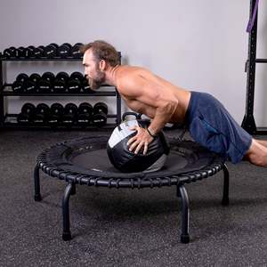 Trampolino Fitness Indoor JumpSport 570 PRO da 44 Pollici, Durevole e Leggero, con Telaio in Acciaio e PVC, Pieghevole e Sicuro per Ragazzi e Ragazze, per Sport - Product Image 6