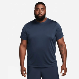 2023 nouveauté haut coton hommes Gym Muscle Compression hauts solide à manches courtes Fit T-Shirts course respirant goutte épaule - Product Image 5