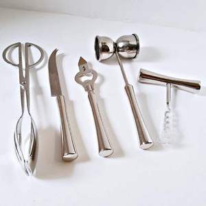 Ensemble d'outils de bar en métal moderne et écologique, accessoires élégants en acier inoxydable pour barman, améliorant le bar à domicile haut de gamme - Product Image 3