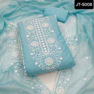 New Designer <b>Fancy</b> Salwar Kameez <b>Suit</b> With Heavy Thread and Embroidery Work Wedding and Festival Wear Salwar <b>Suit</b> With Dupatta - Product Image 5