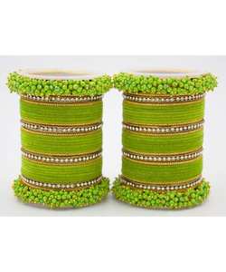 ¡Novedad de 2025! Conjuntos de brazaletes de gran oferta para mujer, ropa de boda para Mehndi, superventas, último diseño personalizado, conjuntos de brazaletes Churiyan - Product Image 4