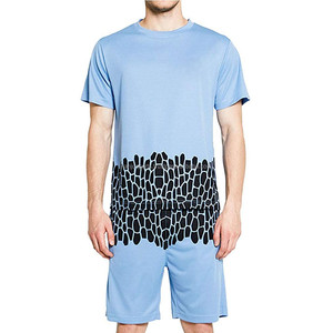 OEM 2024 Custom Logo Summer T-Shirt & <b>Shorts</b> <b>Set</b> for Men's Unisex Crew Neck Quick Dry Street Style Sportswear - Product Image 2