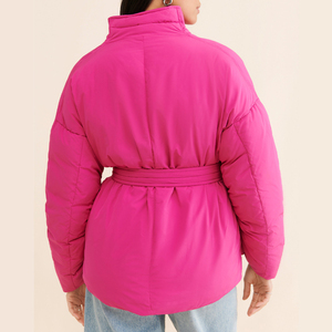 เสื้อแจ็คเก็ตบอมเบอร์แบบควิลท์คุณภาพสูง แฟชั่นยอดนิยม ราคาไม่แพง ชุดฤดูหนาวสุดพิเศษ รับผลิตแบบ OEM ระบายอากาศได้ดี เสื้อแจ็คเก็ตผู้หญิง - Product Image 3