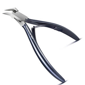 Lame droite de coupe-ongles d'orteil pour ongles incarnés et épais en acier inoxydable et pointe pointue coupe-ongles incarnés mâchoire large - Product Image 2