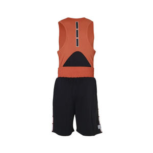 Short de boxe sur mesure, dernière conception, gilet de haute qualité, ensemble short et gilet de boxe unisexe pour enfants avec logo personnalisé OEM - Product Image 3
