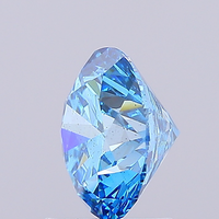 2.01ct Vivid Blue Natural Round Lab Grown Diamond IGI Certified Excellent CVD Cut SI2 Clarté