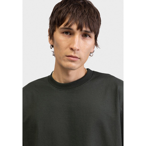 T-shirt Homme Oversize à Épaules Tombantes en Coton Coupe Ample Décontracté Streetwear Été Séchage Rapide Anti-rétrécissement Sérigraphie - Product Image 4