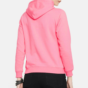 Sudaderas con capucha de otoño para mujer de alta calidad, mezcla de algodón suave, transpirable, informal, con hombros caídos, forro de seda, frente sólido - Product Image 4