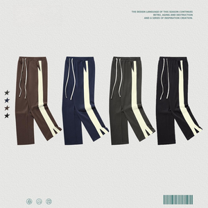 กางเกงวิ่งขายาวของผู้ชายกางเกงวิ่งแบบแอซิดสำหรับปีนเขาชุดคาร์โก้ออกแบบได้ตามต้องการ - Product Image 4