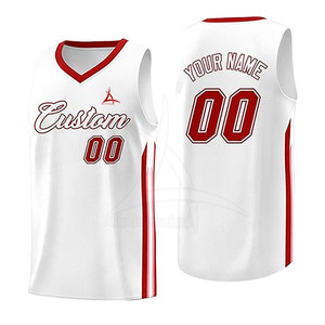 Tenues de basket-ball pour hommes de haute qualité, logo et couleurs personnalisés, respirantes, 100% polyester, manches courtes, service OEM - Product Image 2