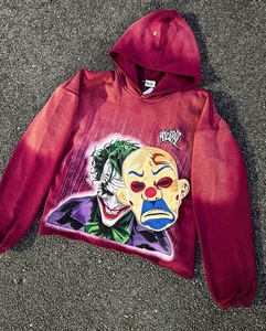 Sweat à capuche oversize imprimé de haute qualité, coupe décontractée, streetwear, logo personnalisé, 100% coton - Product Image 2
