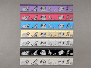 Wabisabi ไม้บรรทัดวัดขนาดสำหรับการวัดนิ้วอุปกรณ์ร่างแบบออนไลน์สำหรับคนรักแมว - Product Image 5