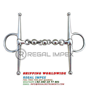 Broca de caballo de acero inoxidable, mejilla completa, Boca de Waterford, Regal Impex, embalaje personalizado de plata al por mayor, herrador de jinetes - Product Image 6