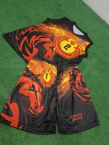 Uniformes y Camisetas de Baloncesto Sublimadas Personalizadas al por Mayor, Talla Grande, 100% Poliéster, Antibacterianas y Transpirables - Product Image 3
