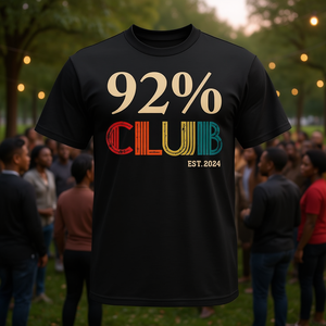Maglietta 92 Club I Am the 92 Percent Black History Month - Product Image 3