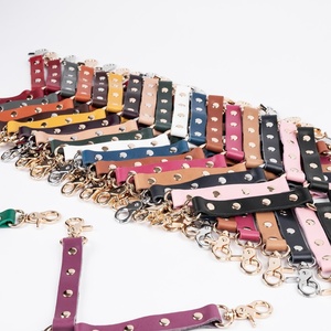 BDSM-0141หนังวัวมีสี่ทางตัวเชื่อมต่อสี่ทิศทางฮาร์ดแวร์ตัวเลือกที่แตกต่างกันปลอกคอจูง - Product Image 2