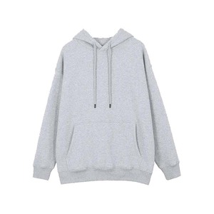 Sudaderas y sudaderas para mujer 340G Sudadera con capucha impresa personalizada de peso pesado con diseño frontal de insignia - Product Image 1