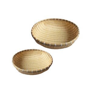 Panier en bambou vietnamien écologique, panier de rangement pour fruits en provenance du Vietnam, tissé à la main pour des solutions de rangement élégantes, décoration intérieure - Product Image 1