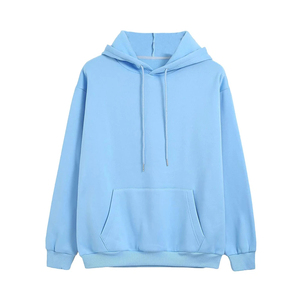 Vente en gros de sweats à capuche personnalisés de haute qualité pour hommes sweat à capuche en coton surdimensionné uni unisexe avec logo imprimé OEM ODM - Product Image 2