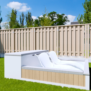 Chauffe-eau pour piscine peu profonde, cascade, filtre, pour hôtel, resort, maison d'hôtes, installation facile, fibre de verre, UV, personnalisé en usine - Product Image 6