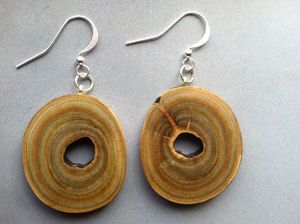 Pendientes redondos de diferentes tamaños, pendientes de círculo de madera por sublimación, pendientes grandes de África en blanco, precio al por mayor, pendientes personalizados - Product Image 5