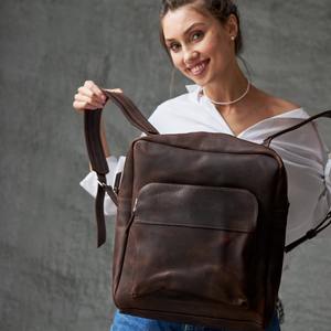 Fait à la main Vintage femmes Rusa Timeless College Bapa sac de sport Logo personnalisé en cuir véritable pour le voyage et le Sport - Product Image 3