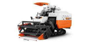KUBOTA Tailandia DC 70 PRO 70HP Cosechadora de arroz diésel Equipo agrícola de alta calidad para una cosecha de arroz eficiente - Product Image 2
