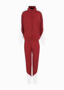 Sweat-shirt à capuche et pantalon de survêtement 2 pièces d'hiver écologique avec logo personnalisé pour femmes Survêtement de jogging de gymnastique 100% coton antibactérien - Product Image 2