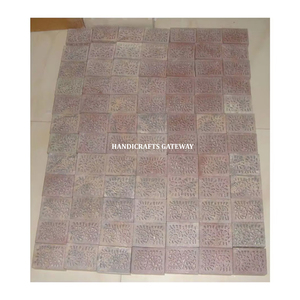 Boîte à bijoux en stéatite naturelle faite à la main de forme rectangulaire pour la décoration de la maison et le mariage. - Product Image 1
